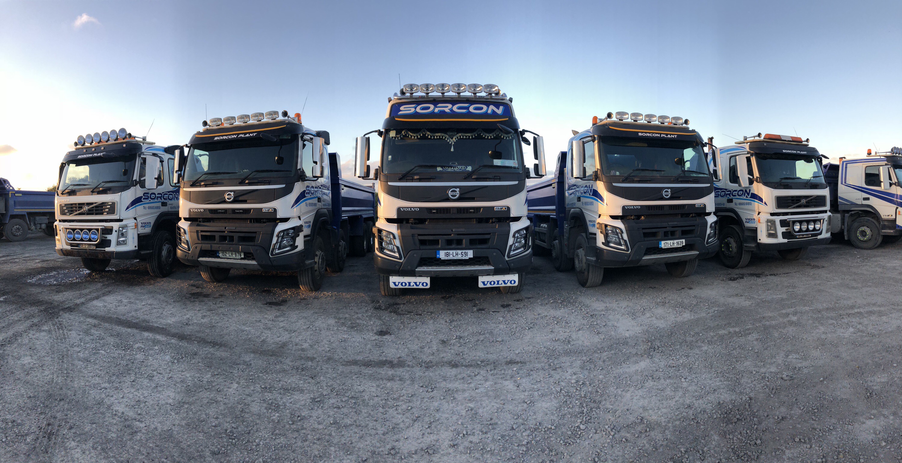 Pictures of trucks at work
